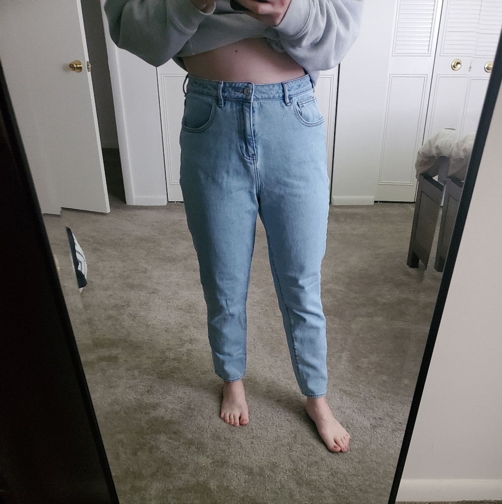 2 for the price listed mom jeans size 28